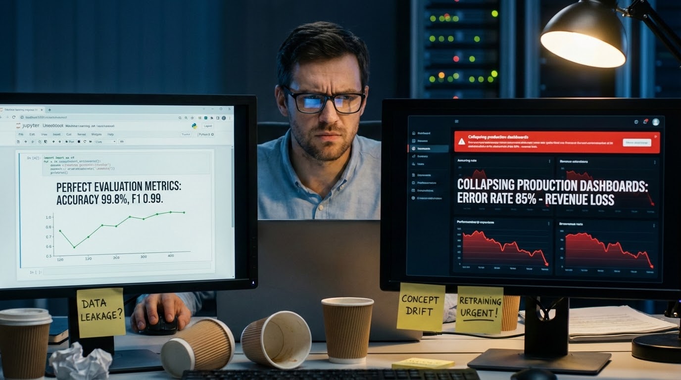 Почему идеальная ML‑модель умирает в проде: 5 подлых ловушек, о которых молчат туториалы