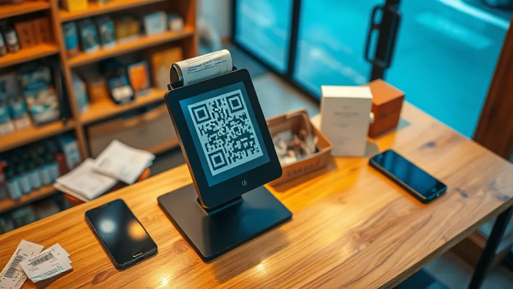Платёжная стойка с QR-кодом в малом бизнесе Казахстана