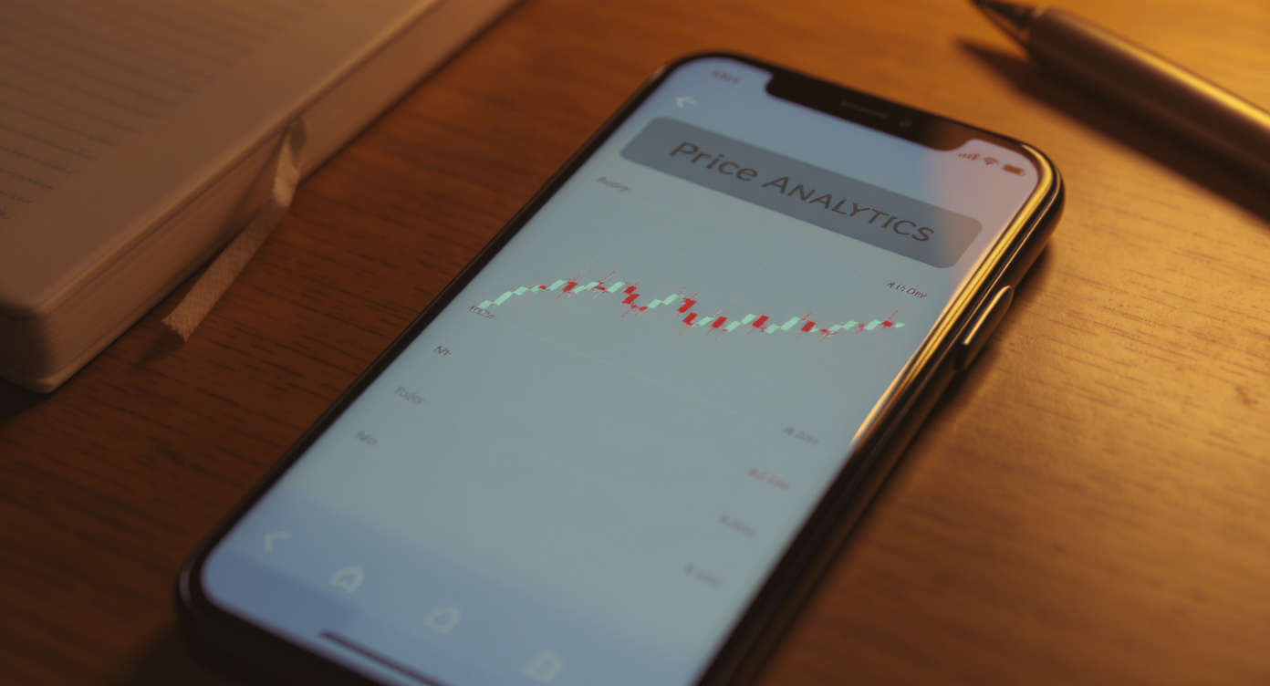 График цен Wildberries по дням недели на экране смартфона