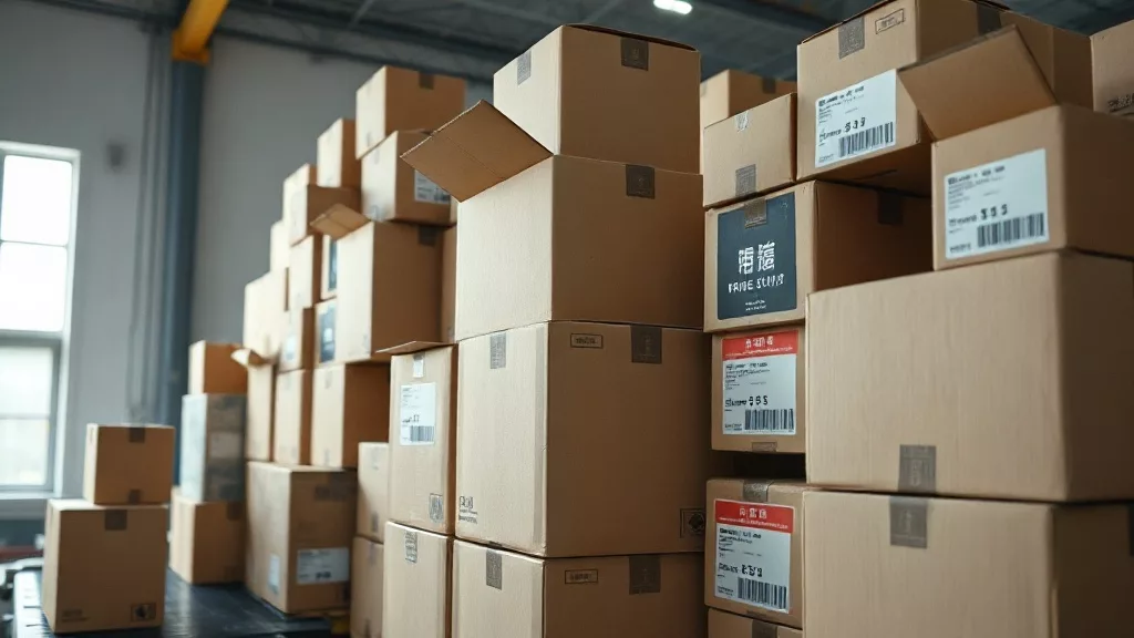 Склад с китайскими посылками — падение продаж маркетплейсов Temu Shein AliExpress