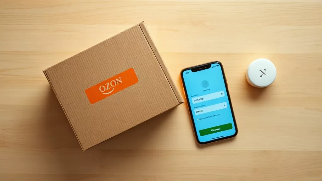 Посылка Ozon и смартфон с подтверждением платежа — переводы без интернета