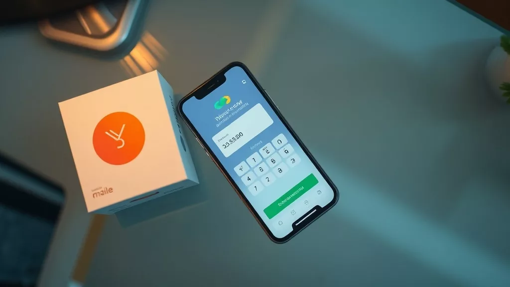 Kaspi Gold Apple Pay — цифровой кошелёк и товар продавца на столе