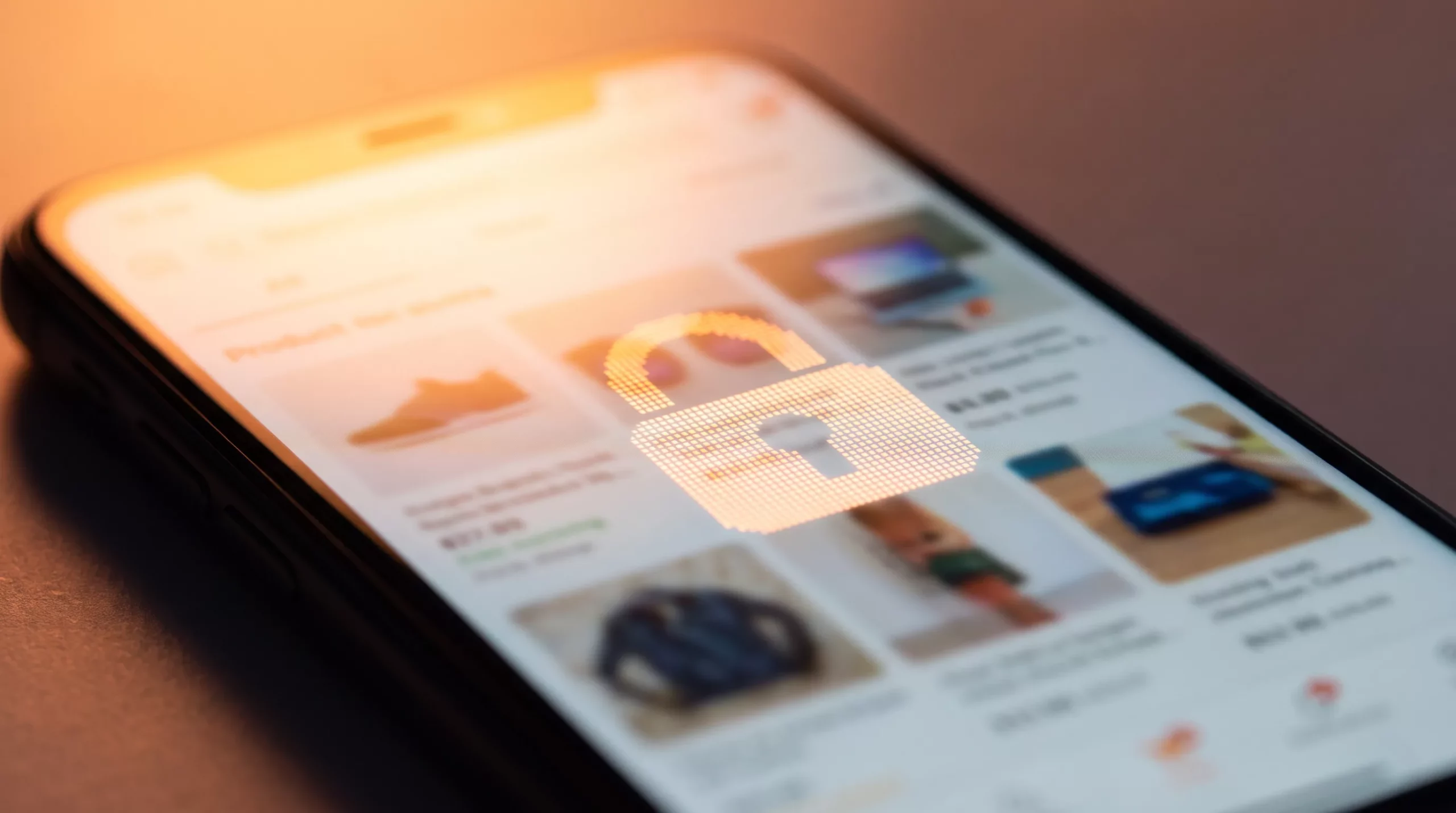 Блокировка магазина Kaspi на экране смартфона продавца