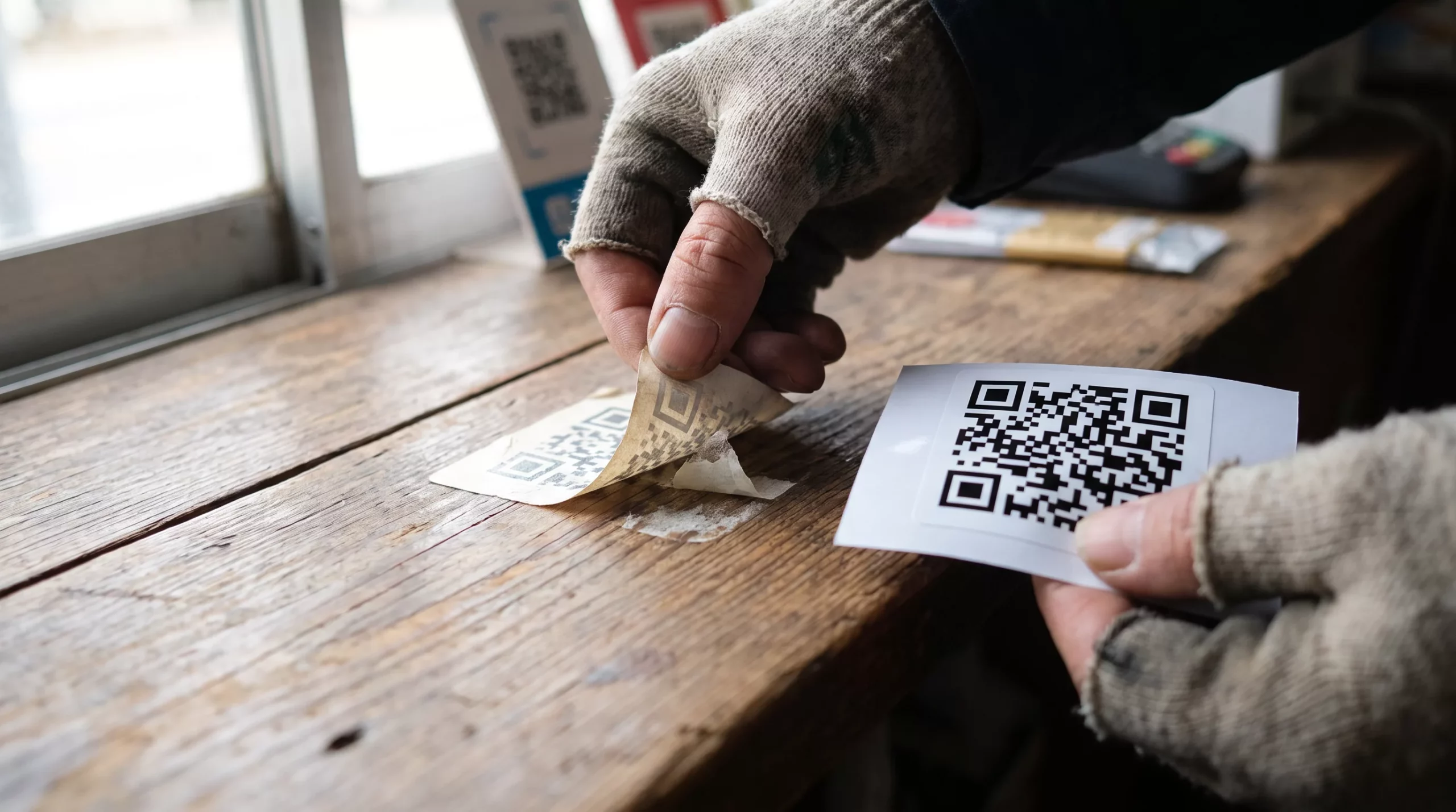 Продавец меняет старый Kaspi QR на новый после обновления правил