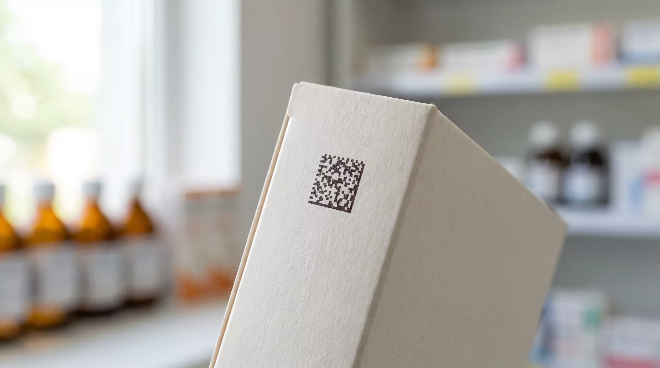 Код Data Matrix на упаковке лекарства при маркировке в Казахстане